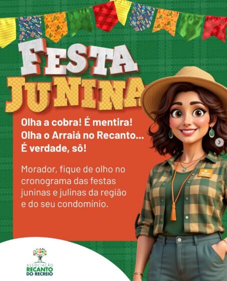 Clima de São João no Recanto